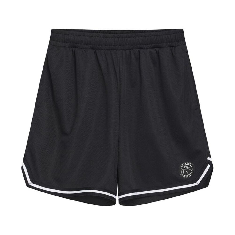 Everlast Childrens/Kids BB100 Mesh Basketball Shorts / Black/White